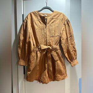 Ulla Johnson Delta Long Sleeve Romper